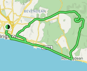 Undercliff Walk, Rottingdean, Woodingdean, and Queen's Park, East ...