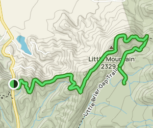 Walker Sisters Home via Little Greenbrier Trail | Map, Guide ...