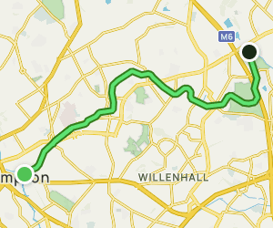 Horseley Fields to Sneyd Junction Bridge via Wyrley and Essington Canal ...