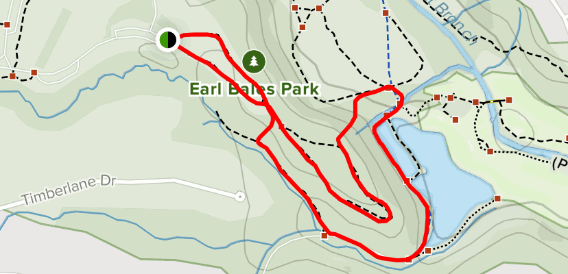 earl bales park bike trail map