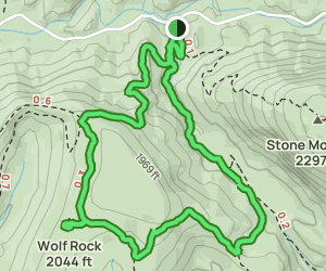 Wolf Rock to Stone Mountain Loop Trail: 287 Reviews, Map - North ...