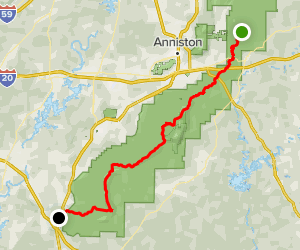 Pinhoti 100 Trail Race  Map, Guide - Alabama  AllTrails