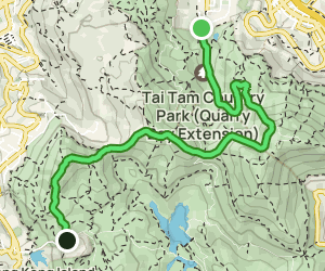 Three peaks from Tai Koo to Parkview map