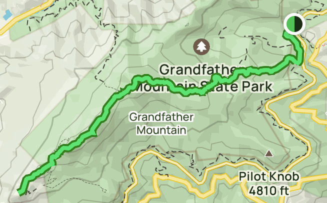 Grandfather Mountain Map - V1 Trail Us North Carolina Grandfather Mountain Via Daniel Boone Scout Trail And Grandfather Trail At Map 31777465 1689170735 327w203h En US I 2 Style 3