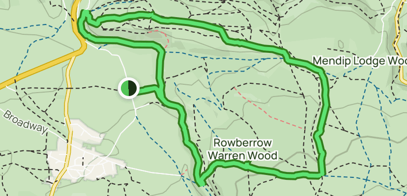 rowberrow warren mtb trails