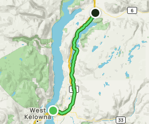 Kelowna Rail Trail Map