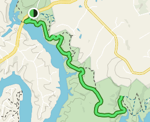 Bull Run Occoquan Trail via Old Yates Ford Road, Virginia - 1,023 ...