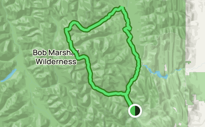 Bob Marshall Wilderness - Chinese Wall route explained 