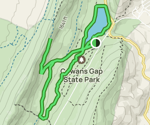 Cowans Gap Lake and Plessinger - V1 Trail Us Pennsylvania Cowans Gap Lake And Plessinger Trail Loop At Map 60744545 1689170735 300w250h En US I 1 Style 3 