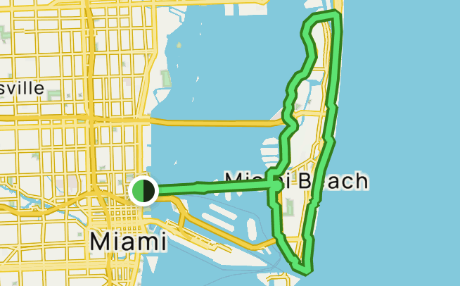 Miami Boardwalk Map