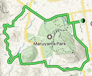 Mount Maruyama Mount Okura Maruyama Koen Station Loop 37 foto's