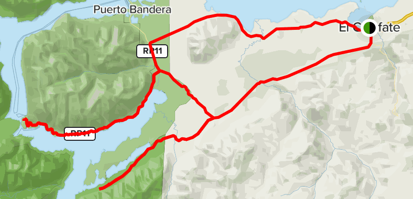 El Calafate Glaciar Perito Moreno Lago Roca Map Guide Santa Cruz Argentina Alltrails