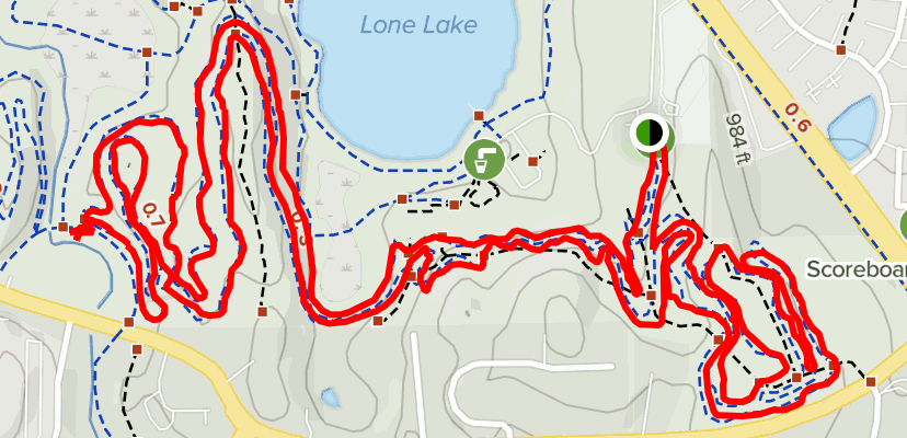 birds hill bike trails map