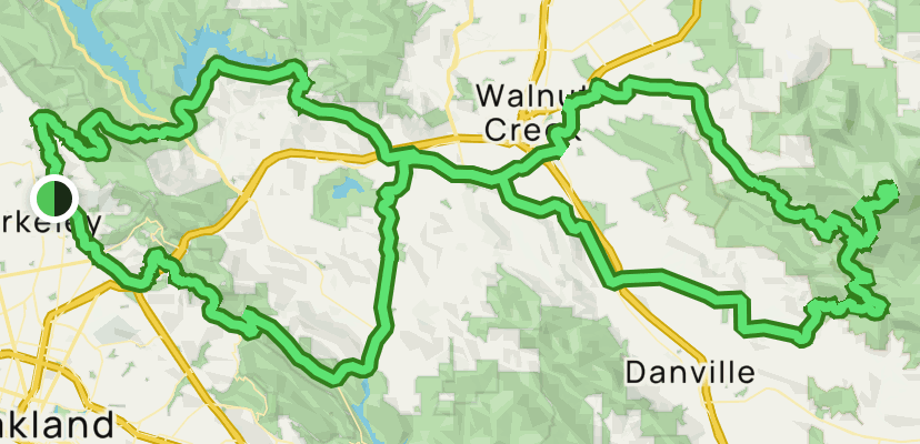 route 75 cycle route map