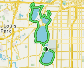 Cedar Lake, Lake of the Isles, Bde Maka Ska and Lake Harriet Trail ...