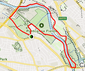 Pontcanna Fields, River Taff and Sophia Gardens Circular - Cardiff ...