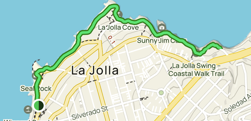 Is La Jolla Trail Dog Friendly   V1 Trail Us California La Jolla Beach Trail At Map 87583639 1666382715 414w200h En US I 2 Style 3 