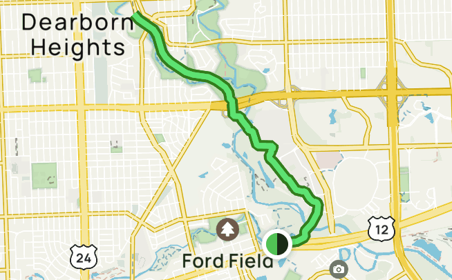 Rogue River Trail Dearborn Mi - V1 Trail Us Michigan Rouge River Gateway Trail At Map 89605186 1689179549 327w203h En US I 2 Style 3 