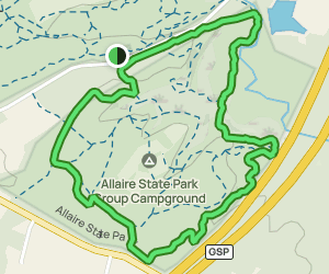 allaire state park bike trail map