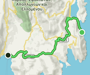 Kamari Beach - Dessimi Beach - Vassiliki Beach | Map, Guide - Lefkada ...