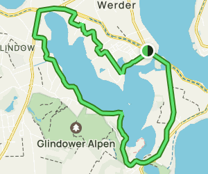 Loop around the Glindower See 2 Reviews, Map Brandenburg, Germany