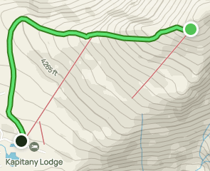 Mount Cain Alpine Park: Full Ridge, British Columbia, Canada - Map 