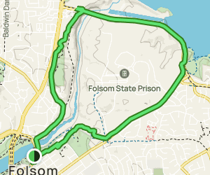 folsom lake bike trail map