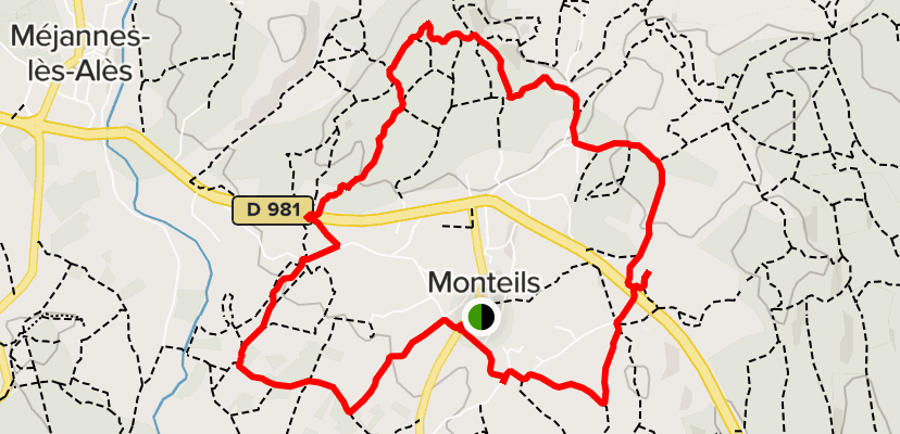 Oppidum Et Vieille Cite De Monteils Map Guide Gard France Alltrails