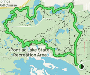 Pontiac Lake Recreation Area MTB Trail: 700 Reviews, Map - Michigan ...