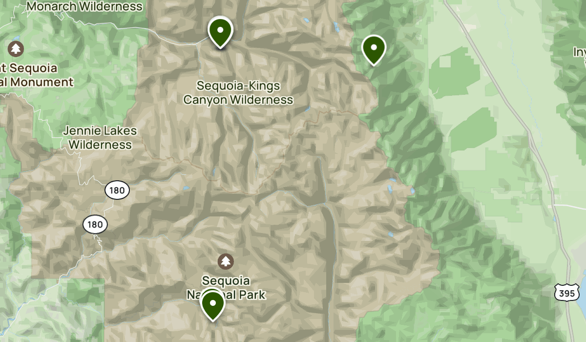 Kings canyon national park trail map hotsell