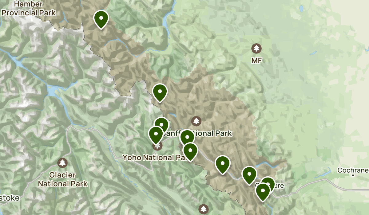 Banff Loop Maps Banff adventures | List | AllTrails