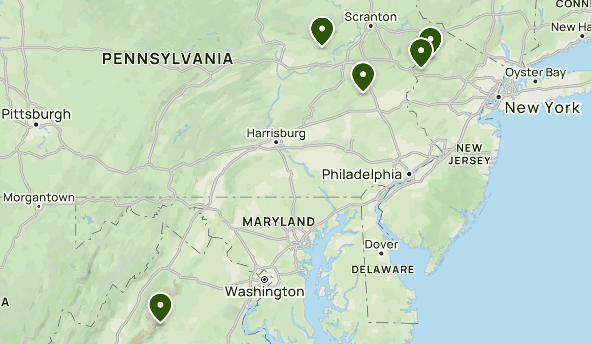 Hiking trails near me with waterfalls
