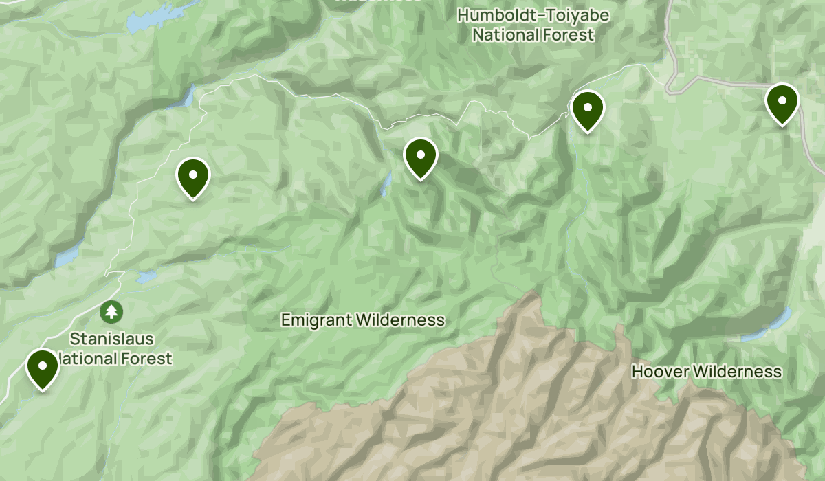 Stan State Tree Map Stanislaus National Forest Maps | List | AllTrails