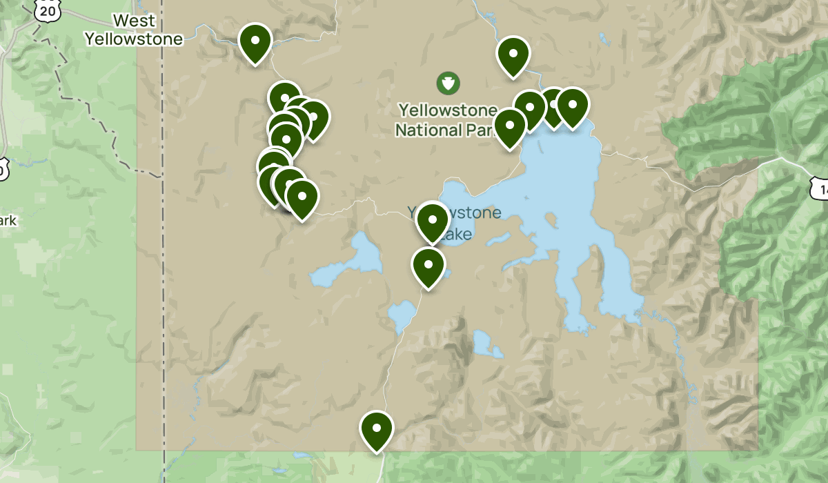 Yellowstone trails to hike | List | AllTrails