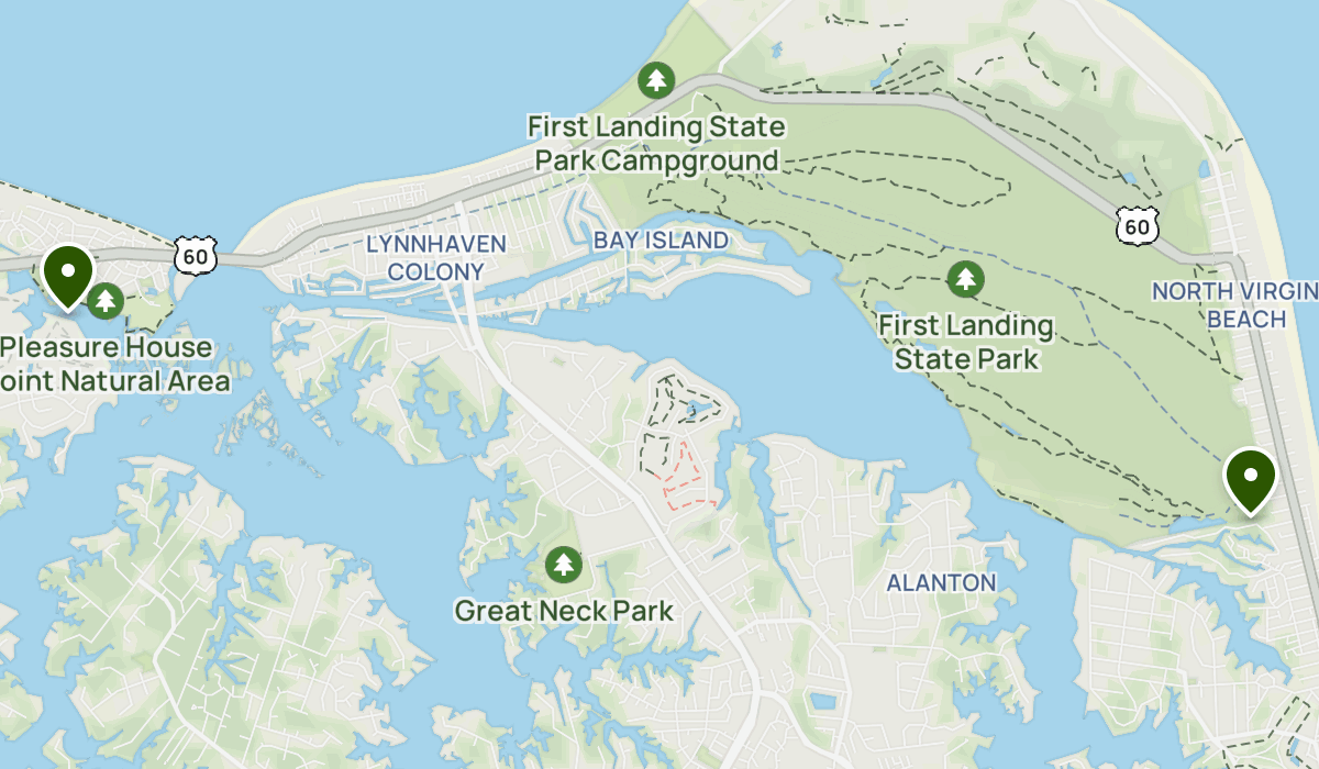 Fort Storey Map Fort Story | List | AllTrails