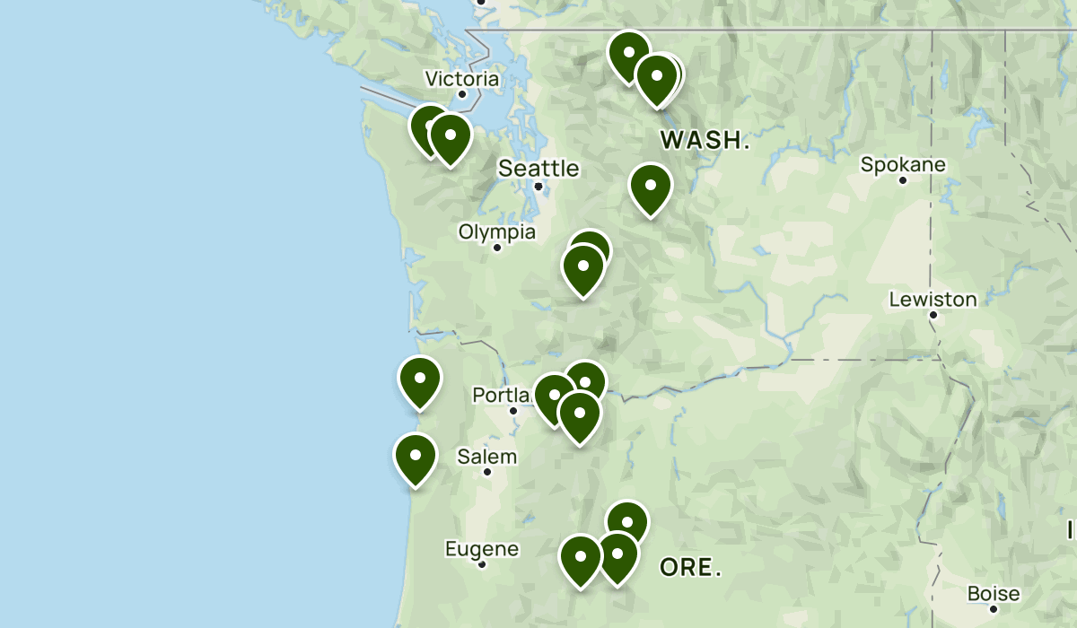 Pnw Rocks Map PNW road trip ideas | List | AllTrails