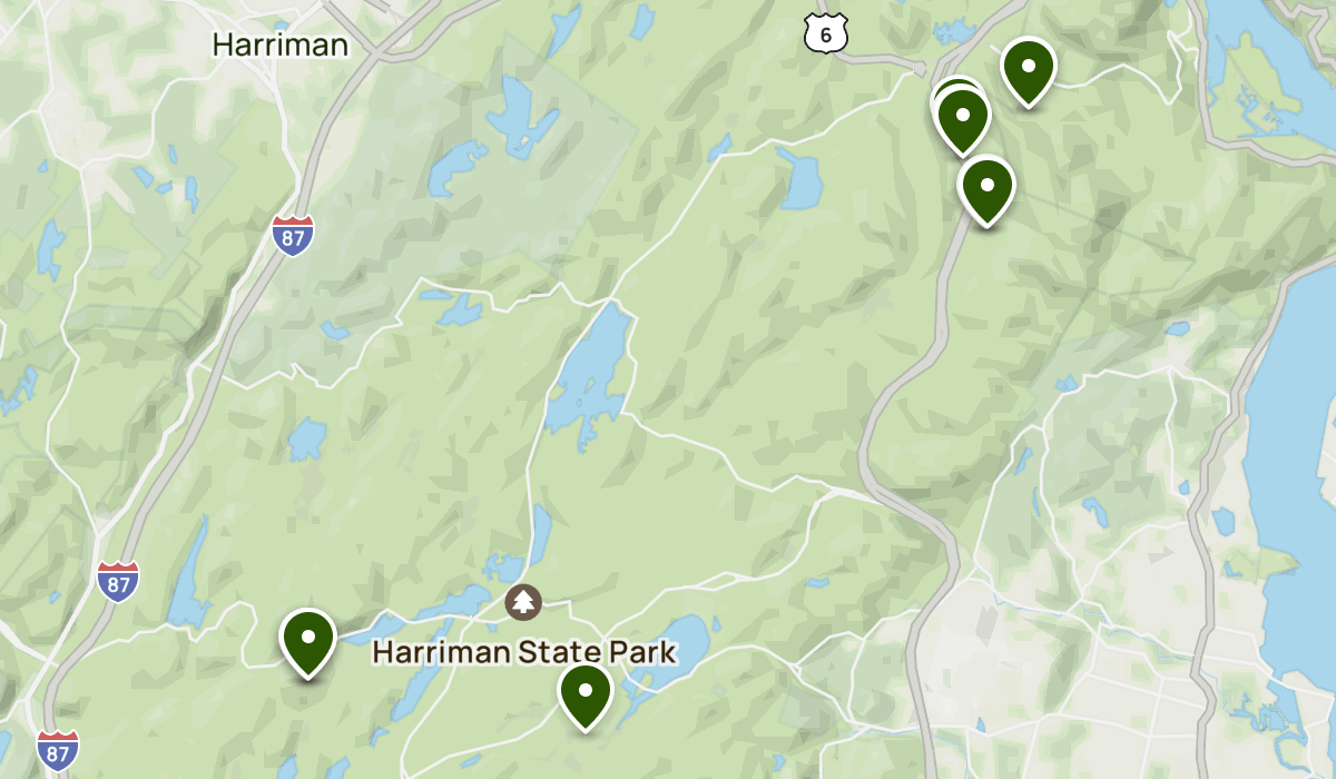 Harriman trail map best sale