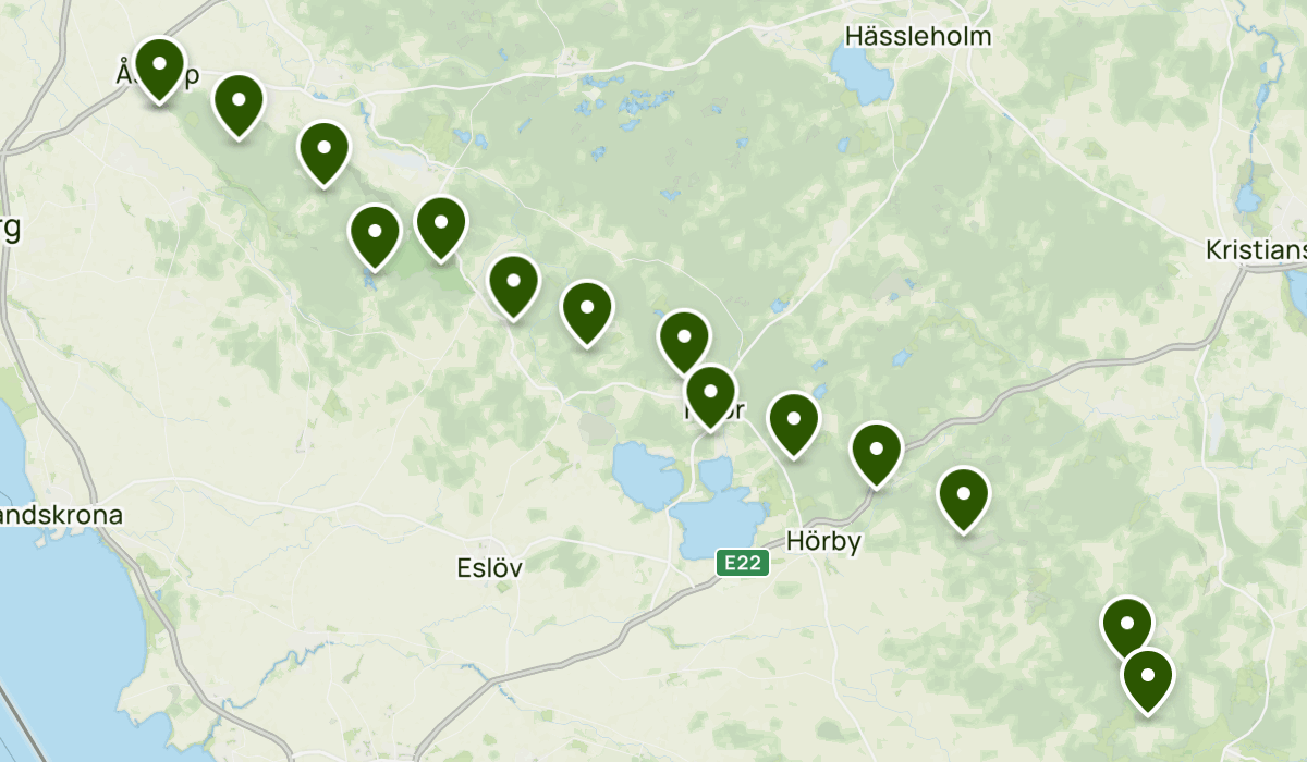 Skåneleden SL3 Ås - ås | List | AllTrails